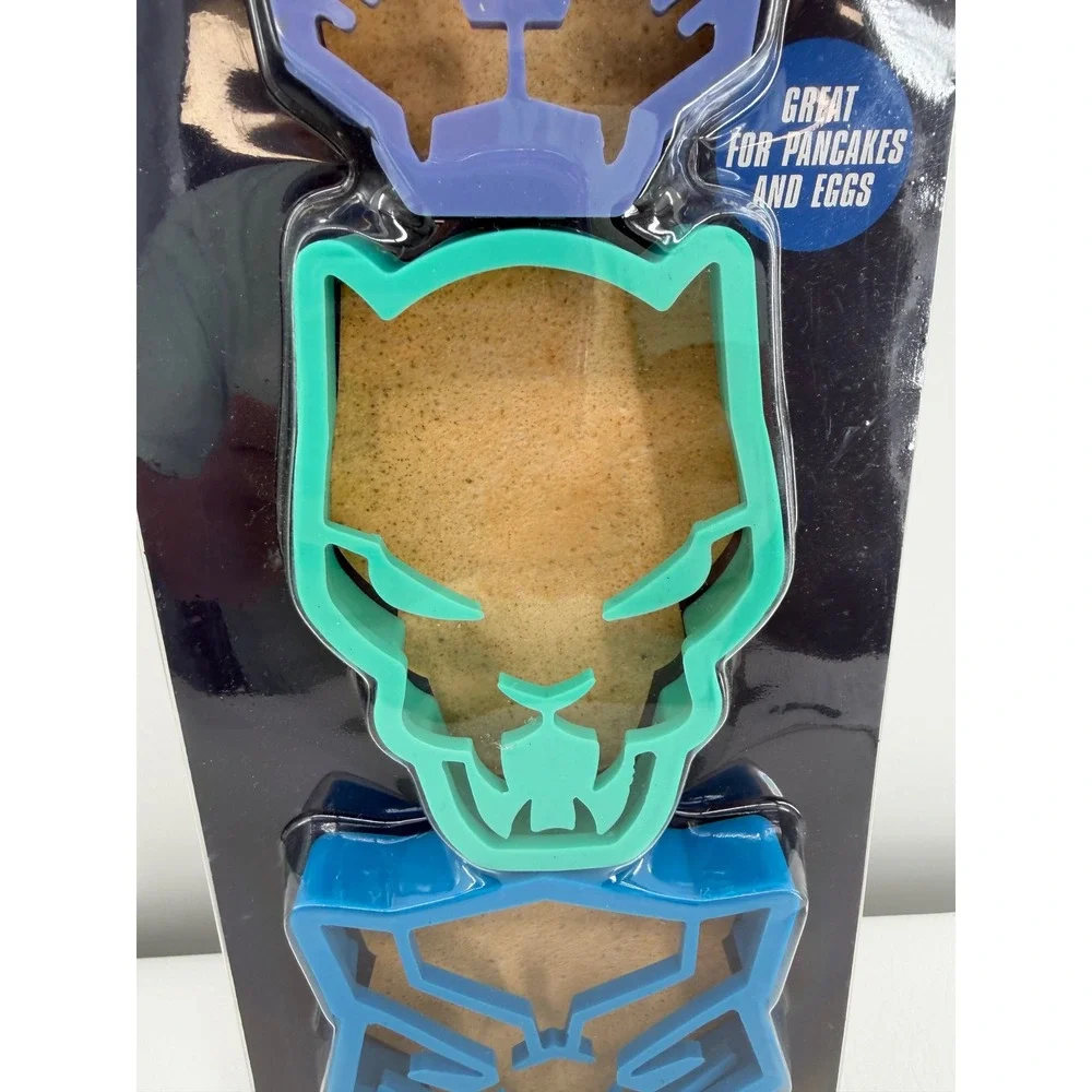 Marvel Black Panther Breakfast Molds 3PK Silicone Wakanda